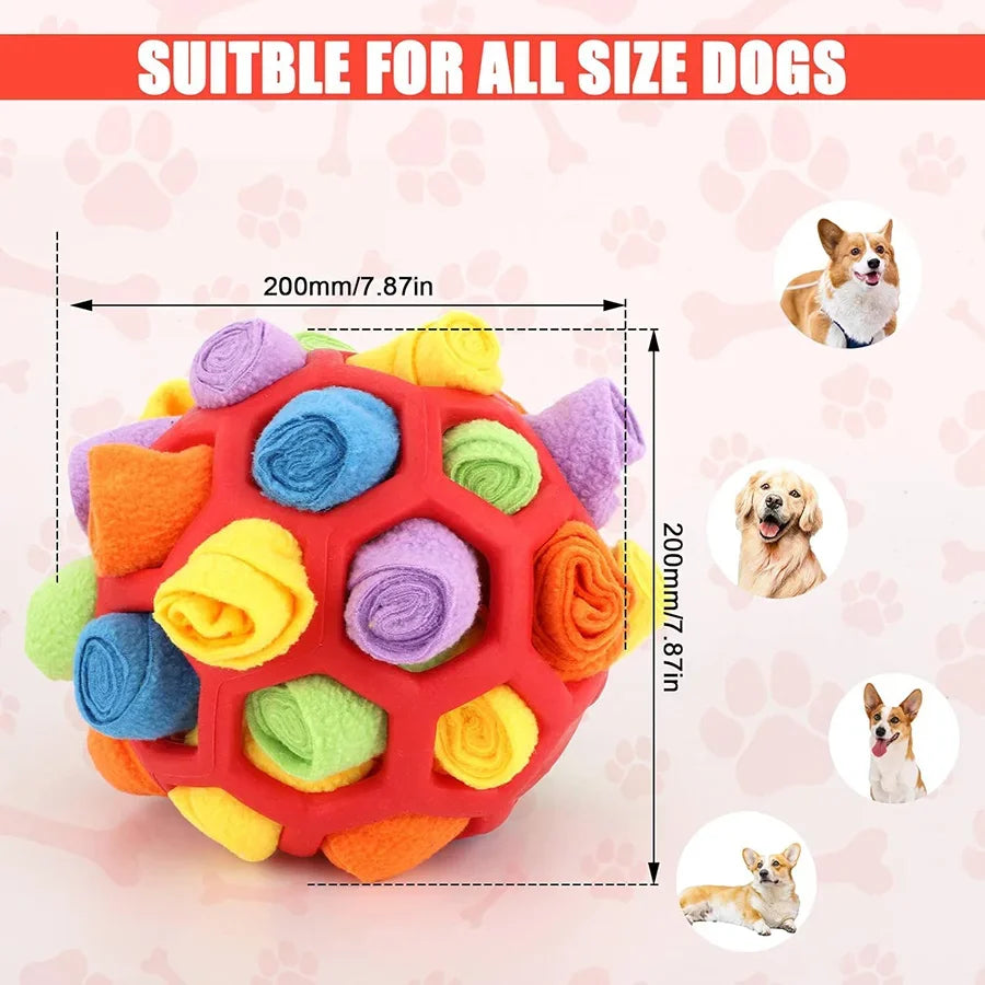  Snuffle Ball - Interactive Enrichment Dog Toy!